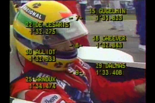 Grand prix bresil 1988 1e Partie