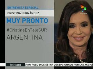 teleSUR presentará entrevista especial a Cristina Fernández