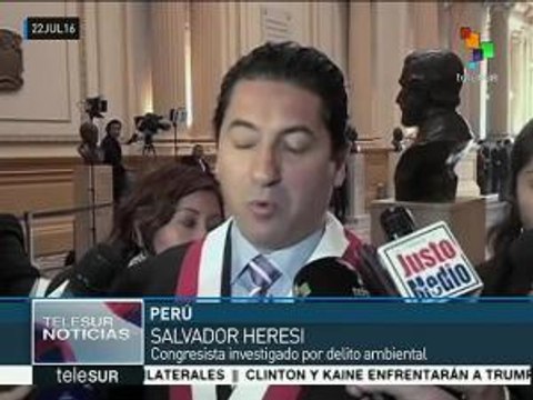 Perú: Once nuevos congresistas son acusados por lavado de activos