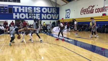 Le prospect français Frank Ntilikina lâche un caviar à Thon Maker