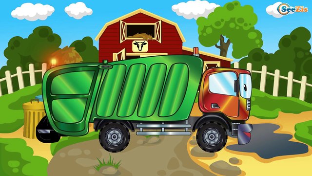 МУЛЬТИКИ - Грузовик и Гоночная Машинка - Машинки в деревне Мультфильмы для детей