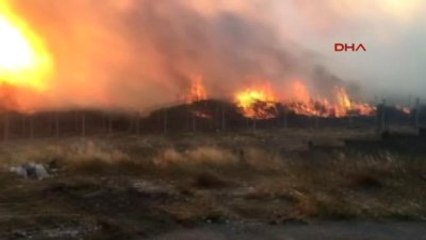 İzmir Buca'da Yangın