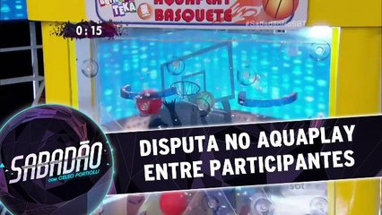 Disputa no Aquaplay entre participantes