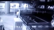 Chilling CCTV footage captures ghost woman following man into taxi