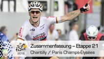 Zusammenfassung - Etappe 21 (Chantilly / Paris Champs-Élysées) - Tour de France 2016