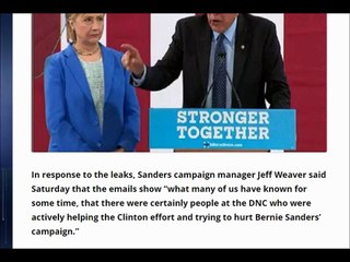 Leaked Democratic Party Emails Show Members Tried To Undercut Sanders and Other Juicy Things
