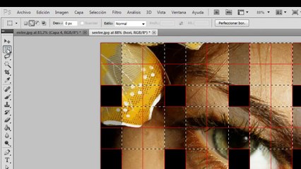 Tutorial photoshop cs5, efecto de fotografía entretejida.