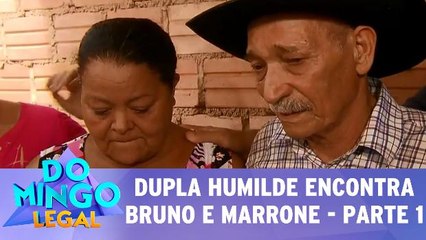 Dupla humilde realiza sonho e conhece Bruno e Marrone! - Parte 1