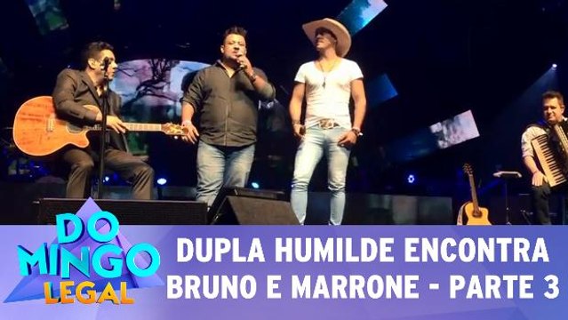 Dupla humilde realiza sonho e conhece Bruno e Marrone! - Parte 3