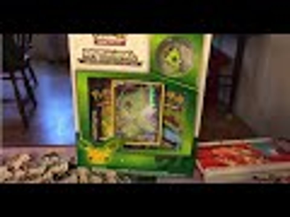 Opening weighed Celebi Mythical Collection Box Pokemon Generations