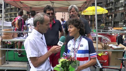 DICI TV : Jeannie Longo heureuse de son nouveau titre et son passage haut-alpin