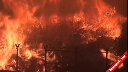 İzmir'deki yangın zor kontrol altına alındı