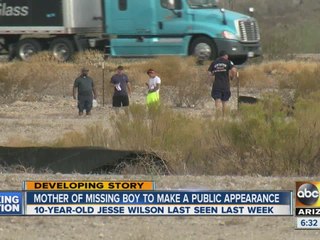 Mother of missing boy makes plea