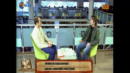 Nivîskar Mem Bawer qala xebat û pirtûkên xwe dike. Bernameya Pêşgotin a Gun tvyê 10ê 5a 2015an. -20150510-172207_446