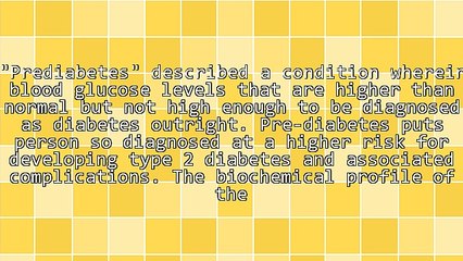 The Doctor Said I Am Prediabetic, What Should I Do Now?