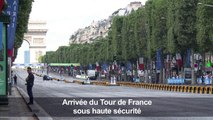 Tour de France: une arrivée sous haute sécurité