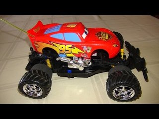 The Pixar Cars Lightning McQueen Monster Truck from an RC Lamborghini Murcielago Off-Road