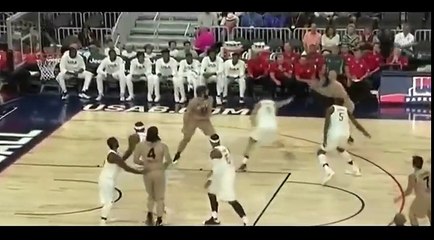 USA vs Argentina Basketball 2016 Pre Olympics game Part 1
