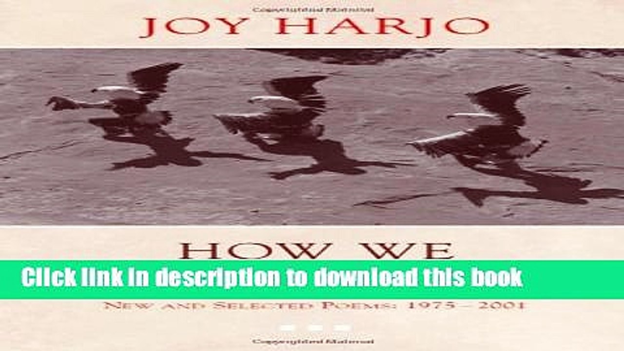 Read How We Became Human: New And Selected Poems 1975 To 2001 Ebook Free