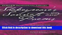 Read Shakespeare s Sonnets   Poems (Folger Shakespeare Library)  PDF Free