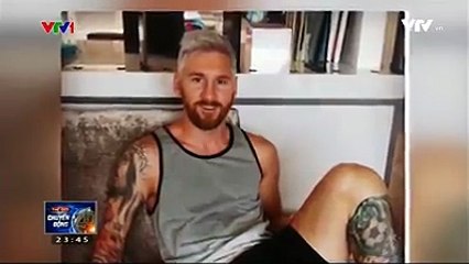 Có phải vì gặp nhiều chuyện không vui nên Messi đổi màu tóc không nhỉ?