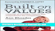 Read Books Built on Values: Creating an Enviable Culture that Outperforms the Competition E-Book