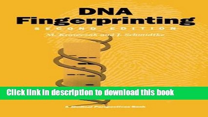 [Download] DNA Fingerprinting (Medical Perspectives) [Download] Full Ebook