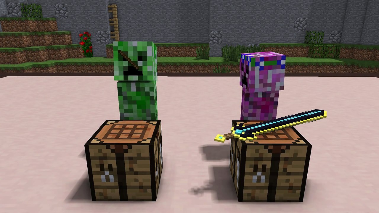 Monster School  Girls vs Boys Crafting Challenge - Minecraft Animation