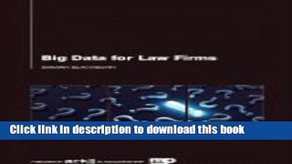 Download Big Data for Law Firms  PDF Online