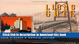 Read Lions Gate  Ebook Free