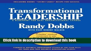 Download Transformational Leadership: A Blueprint for Real Organizational Change  Ebook Free