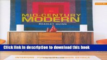 Read Mid-Century Modern: Interiors, Furniture, Design Details  Ebook Free