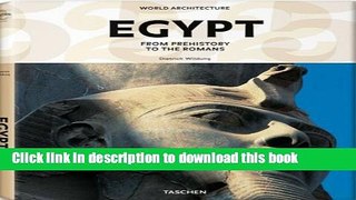 Read World Architecture: Egypt  Ebook Free