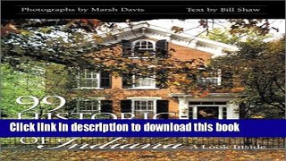 Read 99 Historic Homes of Indiana: A Look Inside  Ebook Free