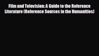 there is Film and Television: A Guide to the Reference Literature (Reference Sources in the