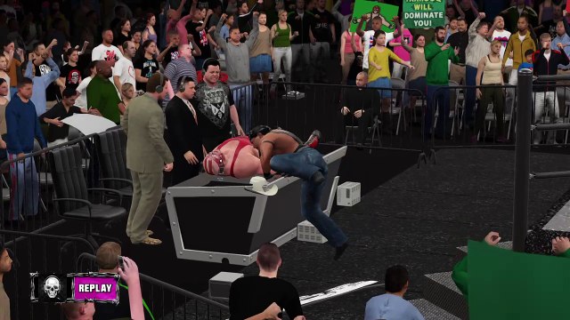WWE 2K16 ron faarooq simmons v big van vader highlights