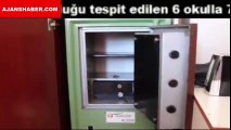 El konulan okulun kasasından 1 dolar çıktı