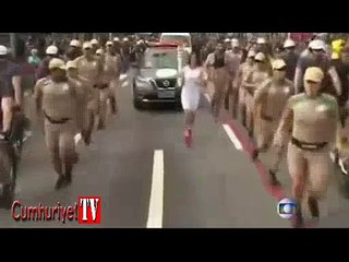 Olimpiyat Meşalesi son anda kurtarıldı