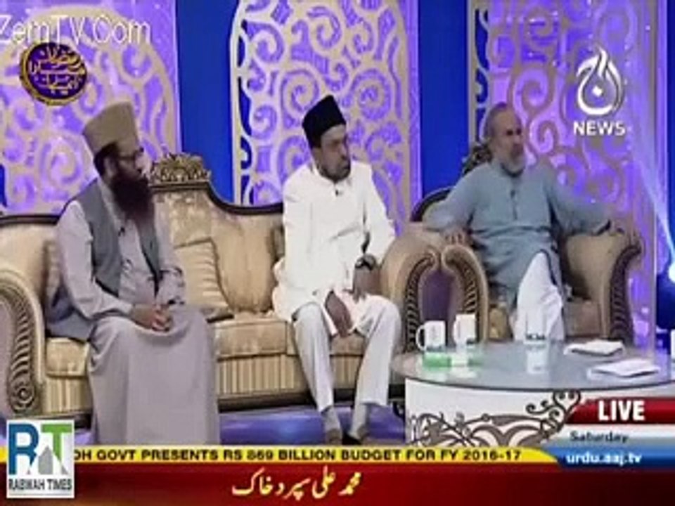 Hamza Ali abbasi ki Abusing live on T.V