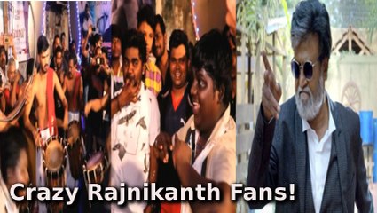 Rajnikanth Fans Celebrated KABALI Release