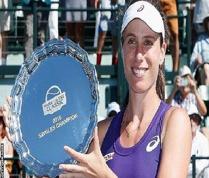 Johanna Konta beats Venus Williams to win first WTA title in Stanford