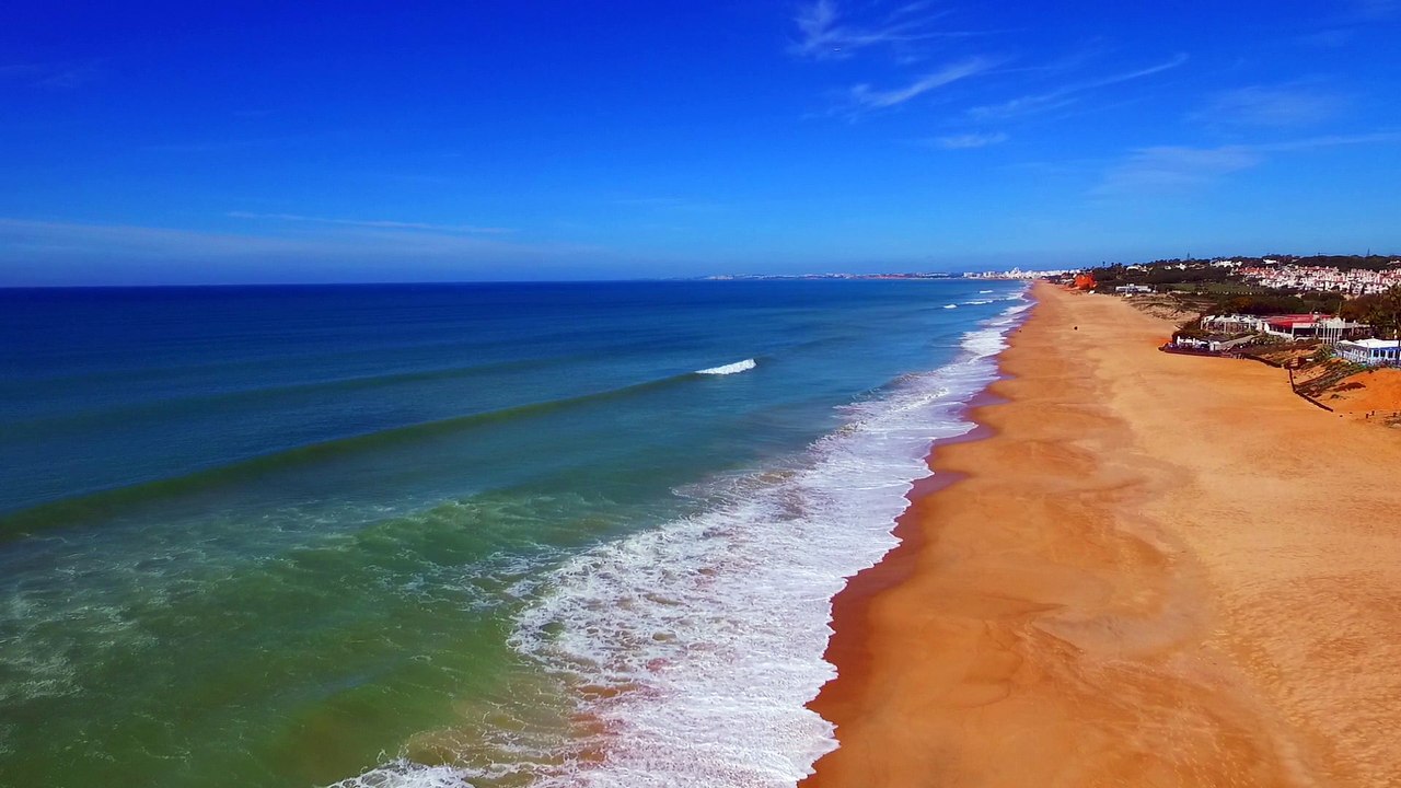 Beach Aerial by a Drone