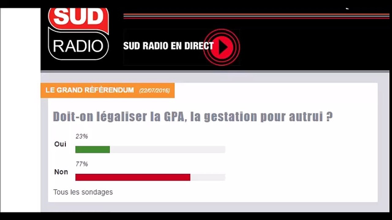 La GPA est illégale en France et le restera
