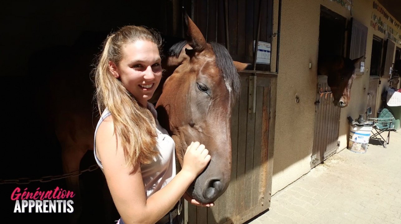 Génération Apprenti(e)s : interview de Mathilde Opsomer, apprentie entraîneur équestre