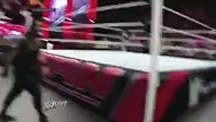 WWE Smackdown Roman Reigns sparks massive brawl with Kane Ra