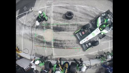 Arrêt aux stands de Conor Daly à Toronto