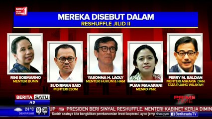 Daftar Menteri Disebut-sebut Reshuffle Jilid 2