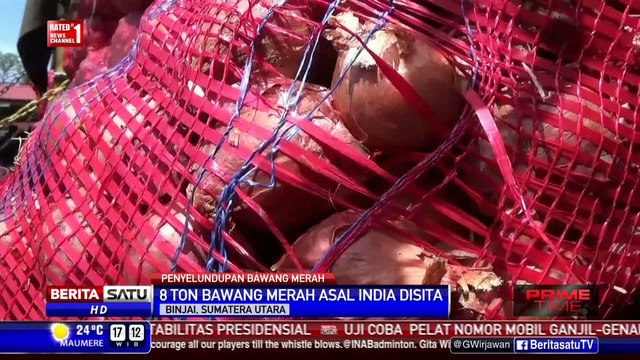 Penyelundupan 8 Ton Bawang Merah dari India Terbongkar