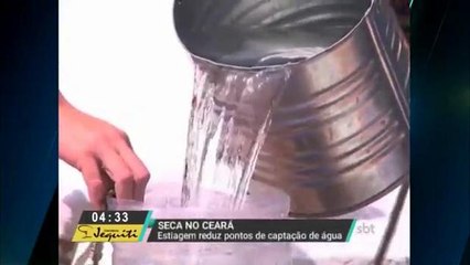 Estiagem reduz pontos de captação de água no Ceará