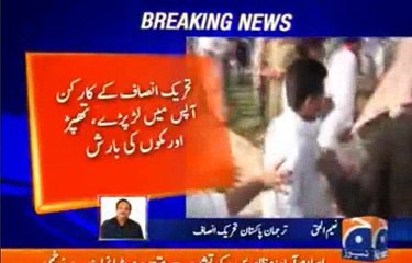 Naeem ul Haq apologieses to media over beaten up by PTI workers